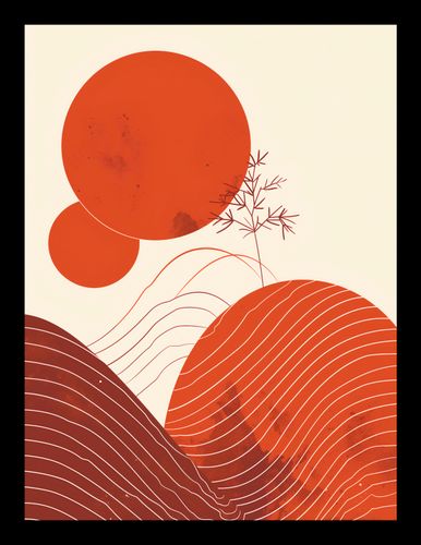 Plakat 15x20cm Ciepło Czerwieni na Arena.pl