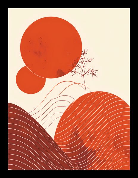 Plakat 15x20cm Ciepło Czerwieni zdjęcie 2
