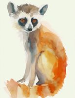 Plakat 50x65cm Lemurek