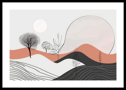 Plakat 45x30cm Półcień Widoku na Arena.pl