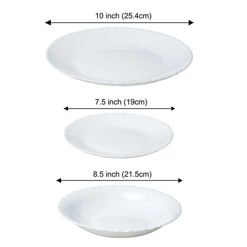 KOMPLET OBIADOWY OPAL DLA 6 OSÓB 18 ELEM. KINGHOFF KH-1875 na Arena.pl