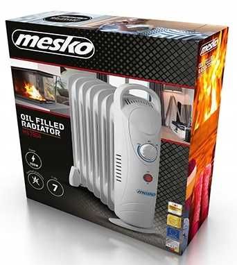 grzejnik olejowy (7 żeberek) 800w mesko ms 7804 na Arena.pl