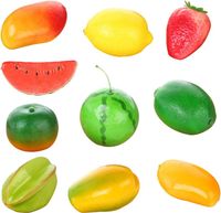 ZOOMPIL 10 Sztuk Mini Sztucznych Owoców Realistycznych