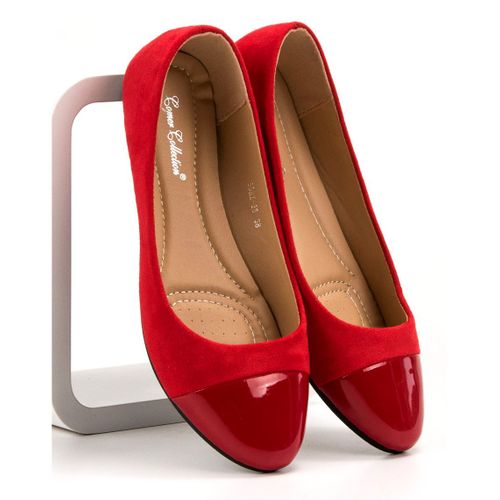 Modne Czerwone Balerinki r.38 na Arena.pl