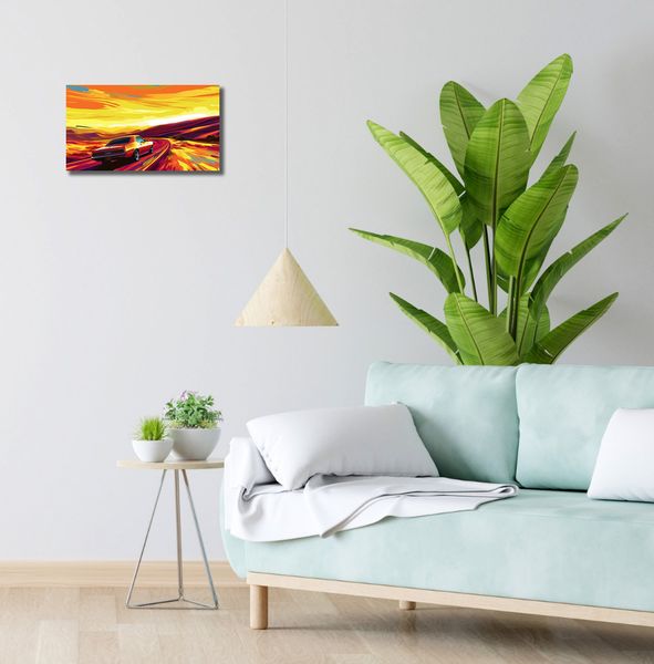 Obraz 40x20cm Pędź Przed Siebie zdjęcie 2