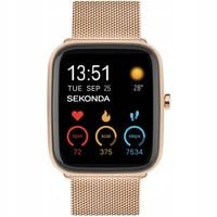 Smartwatch Damski Sekonda 30220 różowe złoto bransoleta