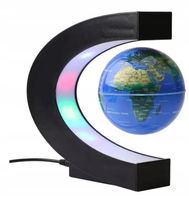 GLOBUS INTERAKTYWNY LEWITUJĄCY PODŚWIETLANY MAGNETYCZNY LED MAPA