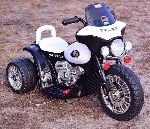 MOTOR POLICYJNY - PIERWSZY MOTOREK DLA DZIECKA, 3 KOŁOWY JT568 na Arena.pl