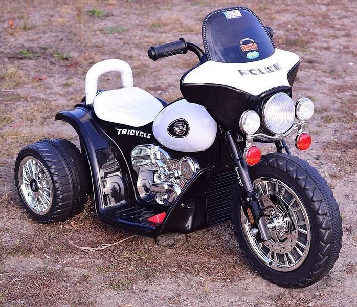 MOTOR POLICYJNY - PIERWSZY MOTOREK DLA DZIECKA, 3 KOŁOWY JT568 zdjęcie 2