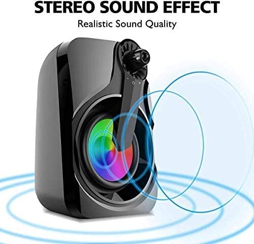 Głośnik RGB Stereo x2 do gier 2x 3W czarne zdjęcie 3
