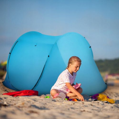 PARAWAN NAMIOT PLAŻOWY SAMOROZKŁADAJĄCY ZAMYKANY Z DASZKIEM OUTTEC na Arena.pl