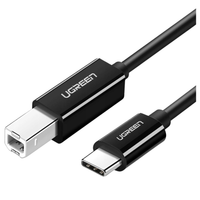 kabel usb 2.0 c-b ugreen us241 do drukarki 2m (czarny)
