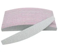 zestaw 50x Pilniki do paznokci ŁÓDKA ZEBRA 180/240