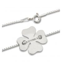 SREBRNY NASZYJNIK GWIAZD CZTEROLISTNA KONICZYNKA CELEBRYTKA PRÓBA SREBRA 925 GRAWER GRATIS