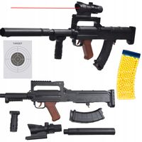 WIELKI KARABIN MASZYNOWY NA KULKI LASER REPLIKA