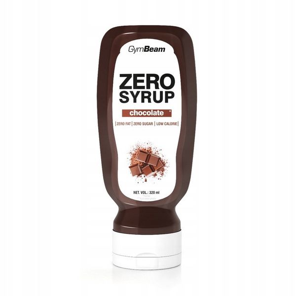 GymBeam ZERO SYROP czekoladowy 320 ml zdjęcie 1