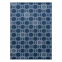 RUG/LU/WINK/HEXAGON/BLUE/80x150