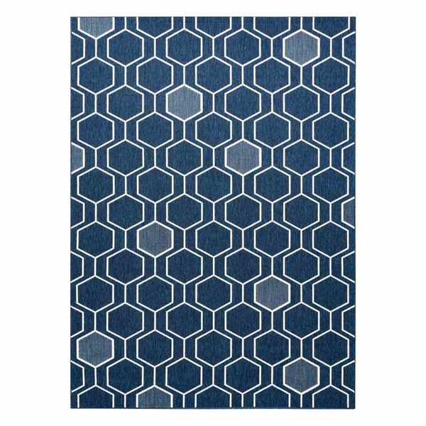 RUG/LU/WINK/HEXAGON/BLUE/80x150 zdjęcie 1