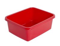 Miska prostokątna kuchenna łazienkowa tworzywo JULIE 8 l 33,7x26,8 cm czerwony