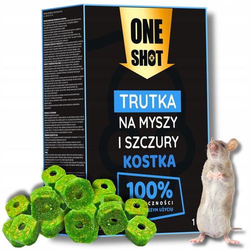 ONESHOT NA MYSZY SZCZURY KOSTKA trutka 1Kg BROMA na Arena.pl