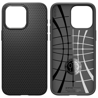 spigen liquid air iphone 15 pro max matte black