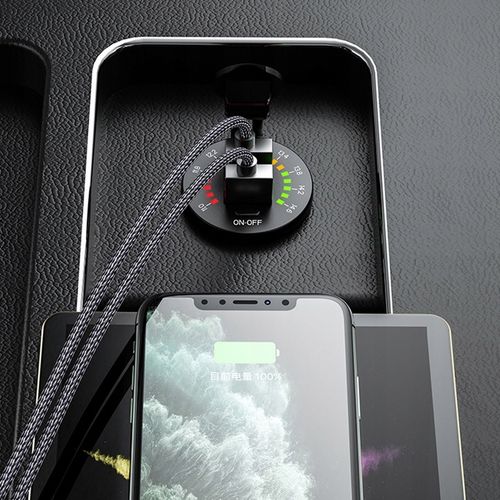 ŁADOWARKA SAMOCHÓD 2x USB 4.8A WOLTOMIERZ MIERNIK na Arena.pl