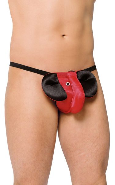 Thong 4445 - Red S/L zdjęcie 1