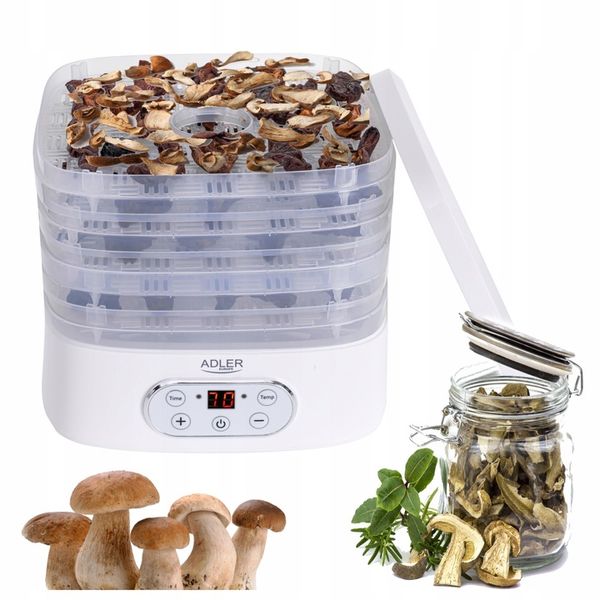 Suszarka do grzybów ziół i żywności dehydrator Adler AD 6658 zdjęcie 10