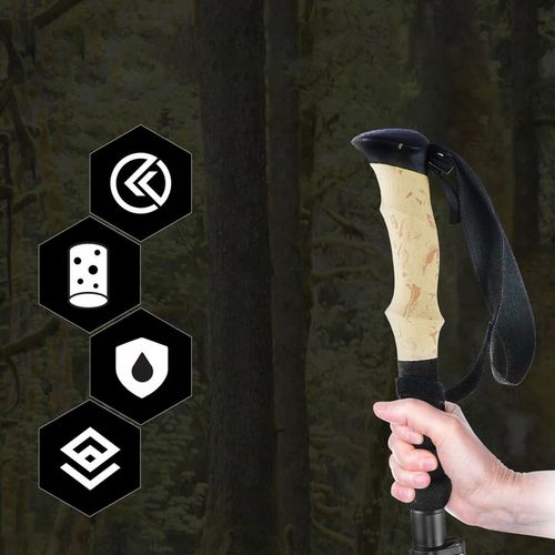 KIJE TREKKINGOWE SKŁADANE KIJKI W GÓRY DO TURYSTYCZNE REGULOWANE ALUMINIOWE na Arena.pl