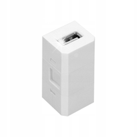 GNIAZDO USB KOSTKA MODUŁOWA GNIAZDA OR-GM-9015/W