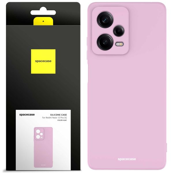 Spacecase Silicone Case Redmi Note 12 Pro 5G Lilac zdjęcie 1