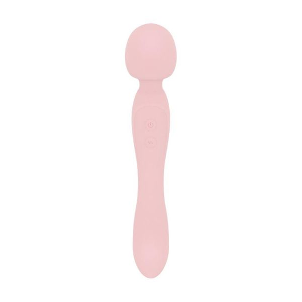 Good Vibes Only - Simi - Double Sided Wand Vibrator - Pink zdjęcie 8