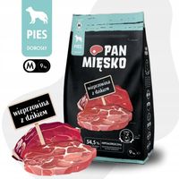 Pan Mięsko Karma sucha dla psa WIEPRZOWINA DZIK WARZYWA Średnie rasy M 9kg