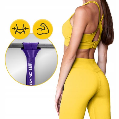 GUMA DO ĆWICZEŃ TRENINGU PODCIĄGANIE OPOROWA WYTRZYMAŁA CROSSFIT POWER na Arena.pl