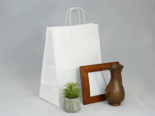 Torba papierowa biała 31 x 17 x 38 cm na Arena.pl