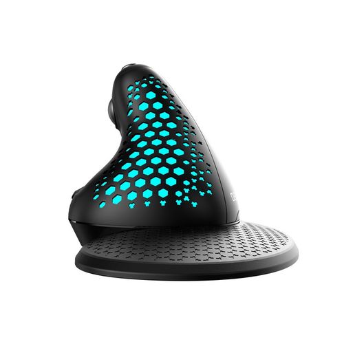 Bezprzewodowa Myszka Pionowa Delux M618xsd Bluetooth 2.4g Rgb Czarna na Arena.pl