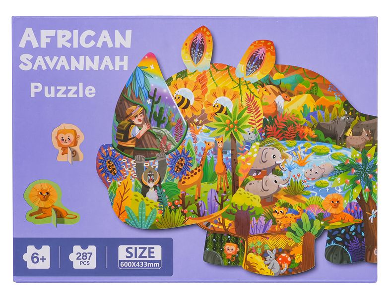 Zestaw Puzzli 287El. Safari zdjęcie 4