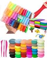 96 SZT PIANKOLINA PLASTELINA POLIMEROWA PIANKOWA SENSO glina + 12 GRATIS