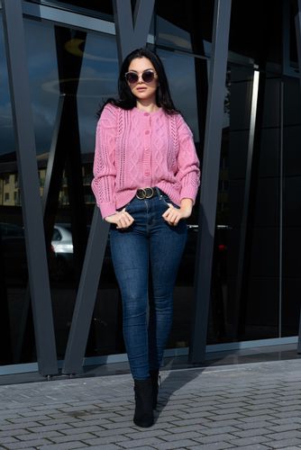 Sweter Boniqe Pink rozmiar - ONE SIZE na Arena.pl
