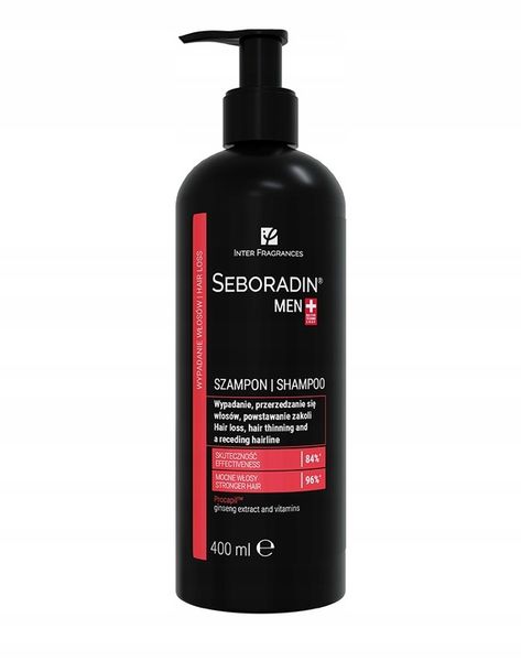 Szampon dla mężczyzn przeciw wypadaniu włosów Seboradin MEN 400 ml zdjęcie 1
