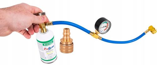 ZESTAW DO NAPEŁNIANIA KLIMATYZACJI AUT GAZ CZYNNIK CHŁODNICZY AUT R1234YF na Arena.pl