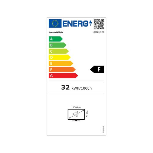Telewizor 32'' Kruger&Matz 2xHDMI USB DVB-T2 na Arena.pl