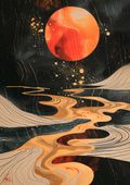 Plakat 42x59,4cm Planetarny Taniec