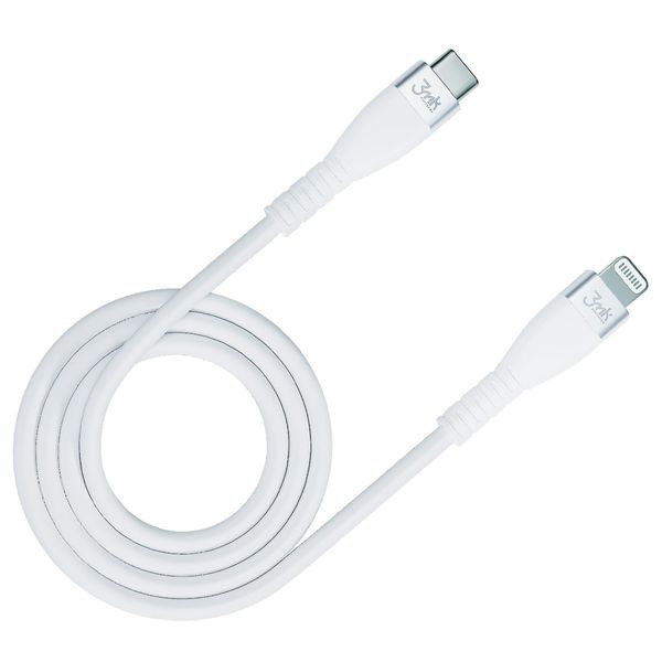 3mk Kabel iPhone Hyper Silicone Cable Typ C - Lightning 20W 3A zdjęcie 3