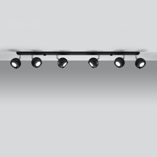 Plafon OCULARE 6L czarny zdjęcie 7