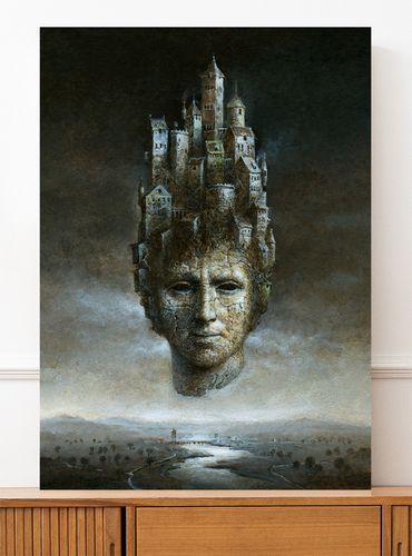 Plakat obraz portret miasto 21x29,7 cm A4 na Arena.pl