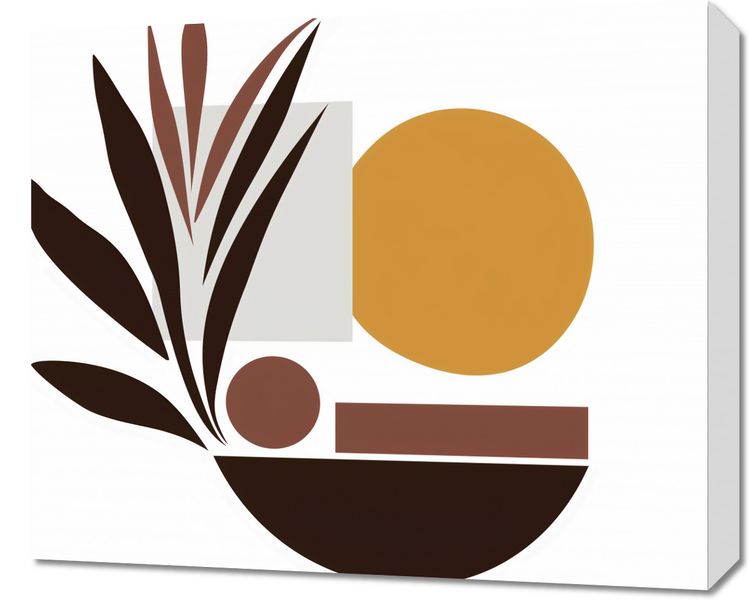 Obraz 60x50cm Stylizacja Roślin zdjęcie 1