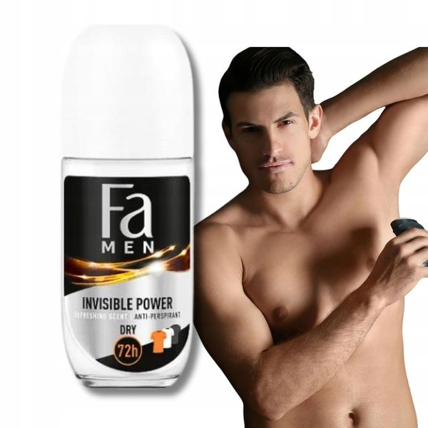 DEZODORANT ROLL-ON FA MEN XTREME INVISIBLE 50 ML zdjęcie 1