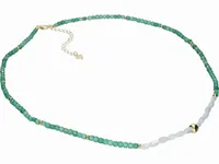 POZŁACANY SREBRNY NASZYJNIK AGAT AWENTURYN CIERPLIWOŚĆ MIŁOŚĆ WIERNOŚĆ