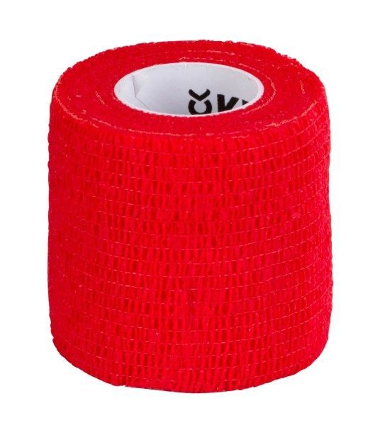 Kerbl Samoprzylepny Bandaż EquiLastic Czerwony 5cm zdjęcie 1